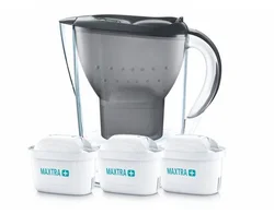 Brita Starter pack Marella, čierna + +3 vodné filtre Maxtra+ Pure Performance 1039274