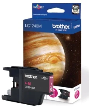 Brother atrament LC-1240M, magenta (600 strán) - originálne LC1240M