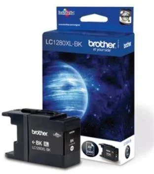Brother atrament LC-1280XLBK, black (2400 strán) - originálne LC1280XLBK