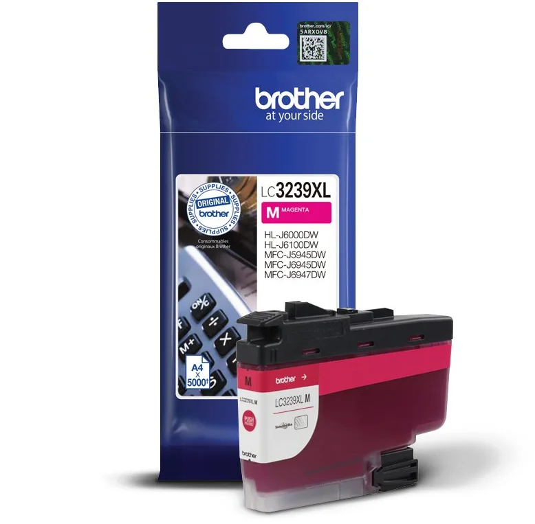 Brother atrament LC-3239XLM purpurový (5000 strán) - originálne LC3239XLM