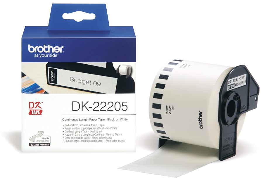 Brother DK-22205 (papierová rola 62mm x 30,48m) DK22205