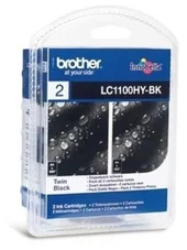 Brother inkoust LC-1100HY-Bk 2x, black (2x900 stran) - originální