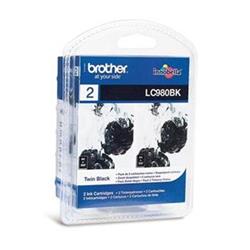 Brother inkoust LC-980BK Twin Pack, black (2x 300 stran) LC980BKBP2