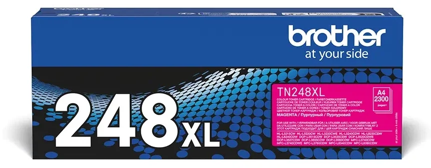 Brother toner TN-248XLM purpurová (2300 stran) - originální