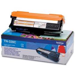 Brother toner TN-328C, cyan (6.000 strán) - originálne TN328C