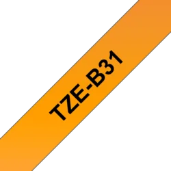 Brother TZ-B31, signálna oranžová / čierna 1ks TZeB31