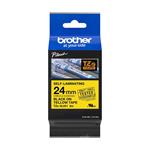 Brother TZe-SL651, žltá / čierna (24 mm, samolepiaca)