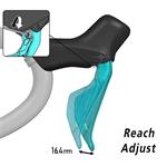 Brzdová súprava SHIMANO 105 BR-R7170+ST-R7170 predná/ľavá J-sada (ST) polymér + chl BH90/100cm pre 160mm k