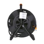 Bubnový predlžovací kábel Solight, 4 zásuvky, vonkajší, 25 m gumový kábel, 3x 1,5 mm2, IP44