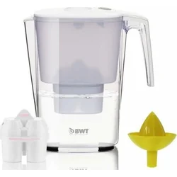 BWT Filtrační konvice Slim Mei 3,6 l + 1x filtr Mg2 + juicer, bílá