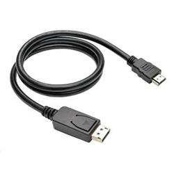 C-TECH DisplayPort/HDMI, 1m, černý CB-DP-HDMI-10 - Kabely + redukce