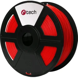 C-TECH filament ASA 1.75mm 1kg, červená
