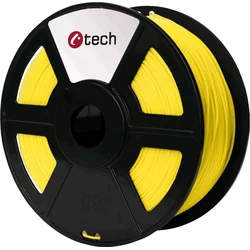 C-TECH filament HIPS 1.75mm 1kg, žltá 3DF-HIPS1.75-Y