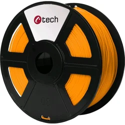 C-TECH filament PETG 1.75mm 1kg, oranžová 3DF-PETG1.75-O