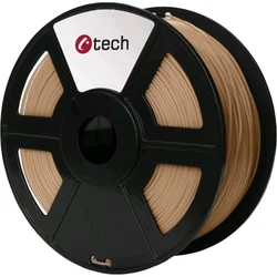 C-TECH filament PLA 1.75mm 1kg, dřevo