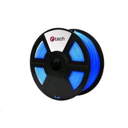 C-TECH filament PLA 1.75mm 1kg, fluorescenční modrá 3DF-PLA1.75-FB