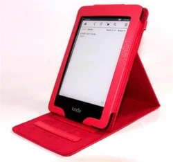 C-TECH PROTECT pouzdro pro Amazon Kindle PAPERWHITE s funkcí WAKE/SLEEP se stojánkem, AKC-07, červené