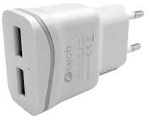 C-Tech UC-03, 2x USB, bílá