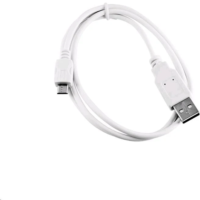 C-TECH USB 2.0 AM/microUSB, 1m, bílý