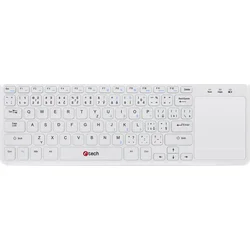 C-TECH WLTK-01W, bezdrátová klávesnice s touchpadem - Klávesnice