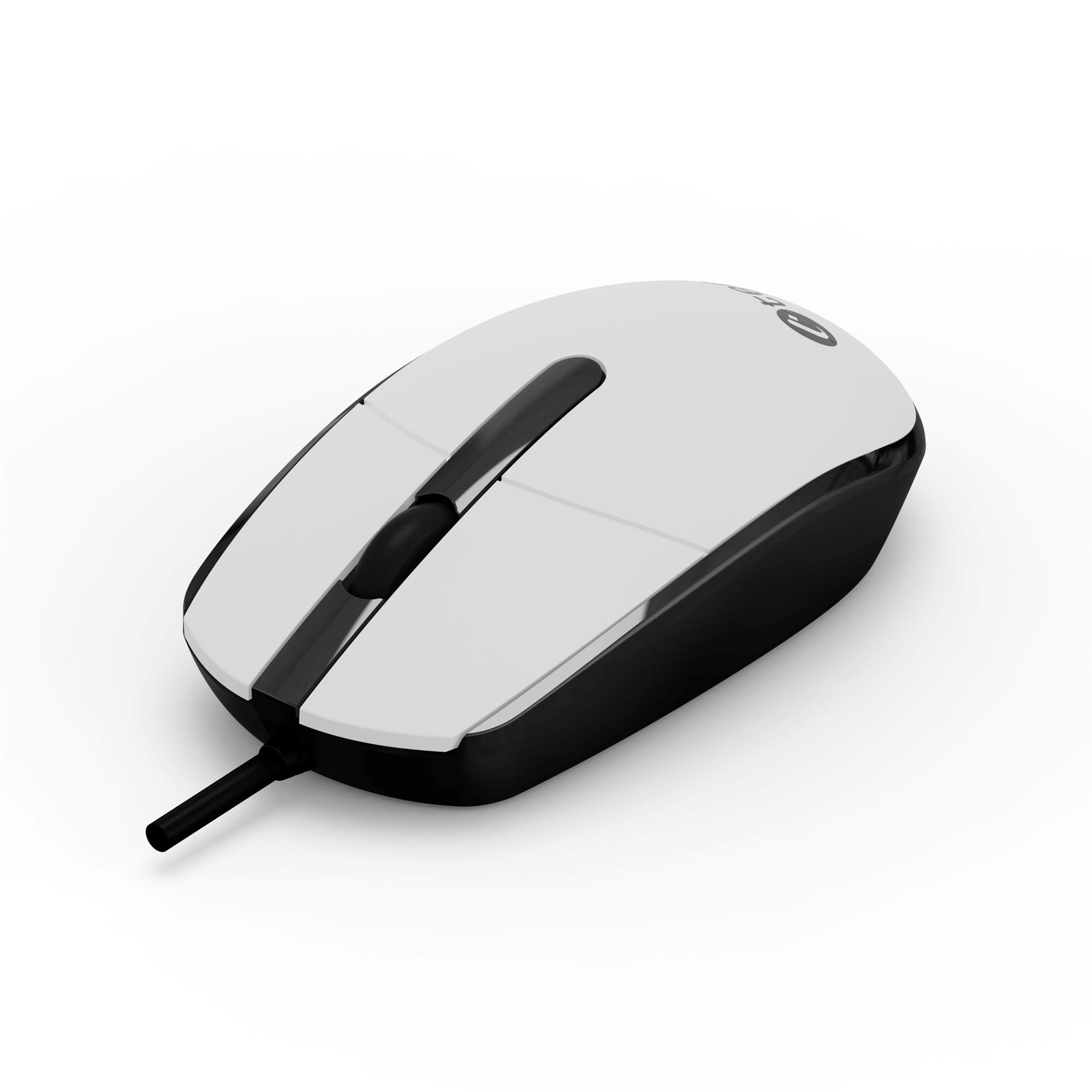 C-TECH WM-10, černobílá, USB