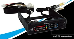 CA AEROCOOL EAZY WATCH Black, LCD panel do 3,5" pozice