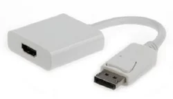 CABLEXPERT Displayport na HDMI, M/F, bílá