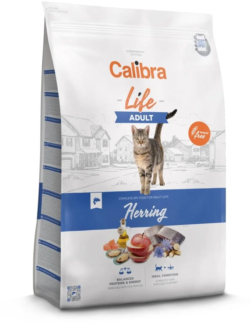 Calibra Cat Life Adult Herring 6kg granule pro kočky