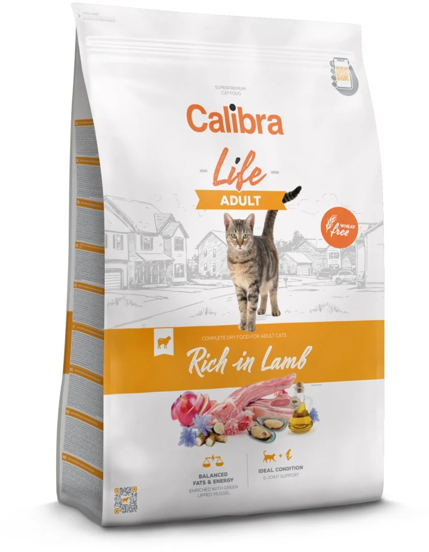 Calibra Cat Life Adult Lamb 6kg granule pro kočky