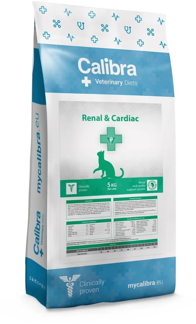 Calibra VD Cat Renal & Cardiac 5kg granule pro kočky