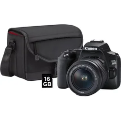 CANON zrcadlovka EOS 250D + EF-S18-55mm f/3.5-5.6 III + CB-SB130 + 16GB