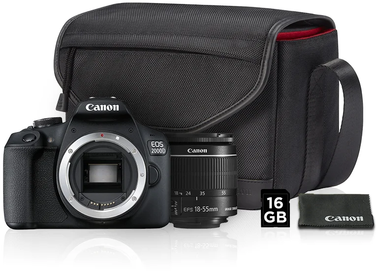 CANON zrkadlovka EOS 2000D + 18-55mm IS II Value Up Kit 2728C013