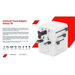 CANYON cestovní Adapter OnTour 20 EU/UK/US/AUS 70W  White