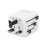 CANYON cestovní Adapter OnTour One EU/UK/US/AUS   White