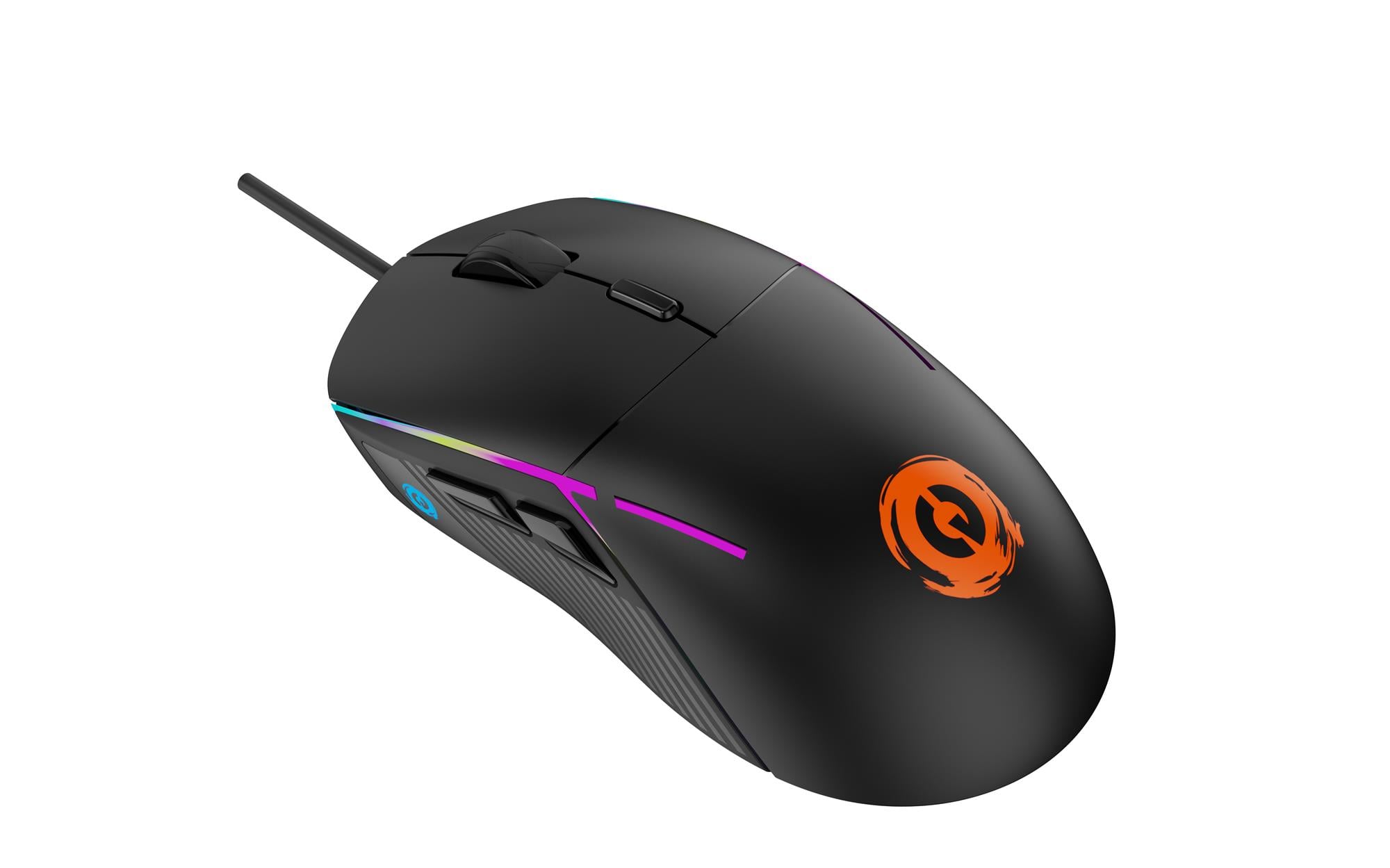 CANYON Herní drátová myš SHADDER GM-321, optická, RGB, až 7200 DPI, 6tl. programovatelných, černá
