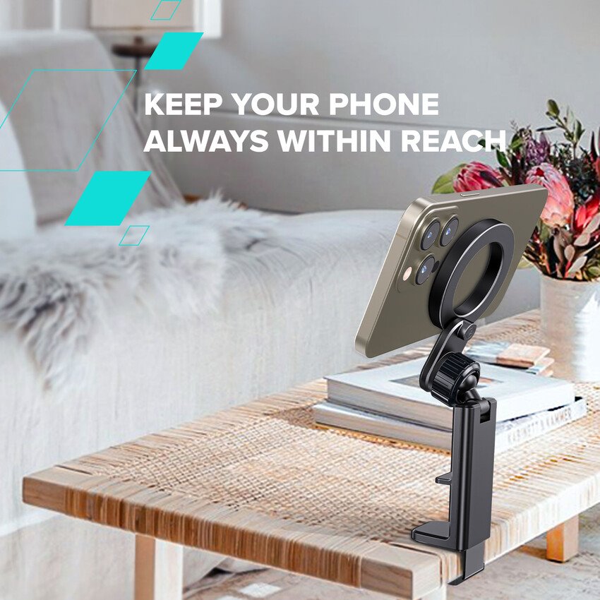 CANYON Magnetický cestovný držiak na telefón OnGrip 11 klip mount Black