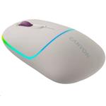 CANYON myš optická bezdrátová MW-22, RGB, 800/1200/1600 dpi, 4 tl, BT+2,4GHz, baterie 650mAh, rice