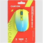 CANYON myš optická bezdrátová MW-44 žlutomodrá gradient