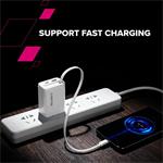CANYON OnCharge 65RC Build-In Cable USB-C 65W 1xPD 1xQC EU White nabíječka