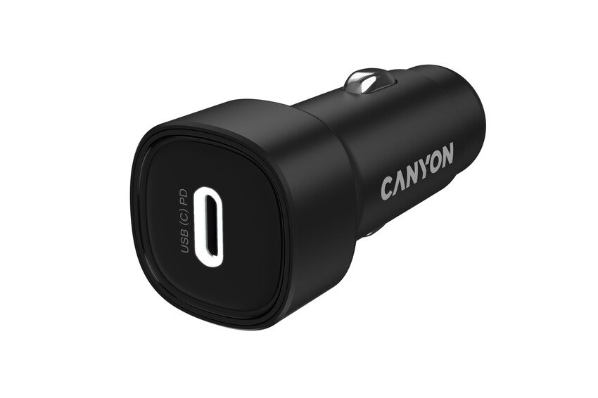 CANYON OnDrive 30 PD30W USB-C Black nabíječka do auta