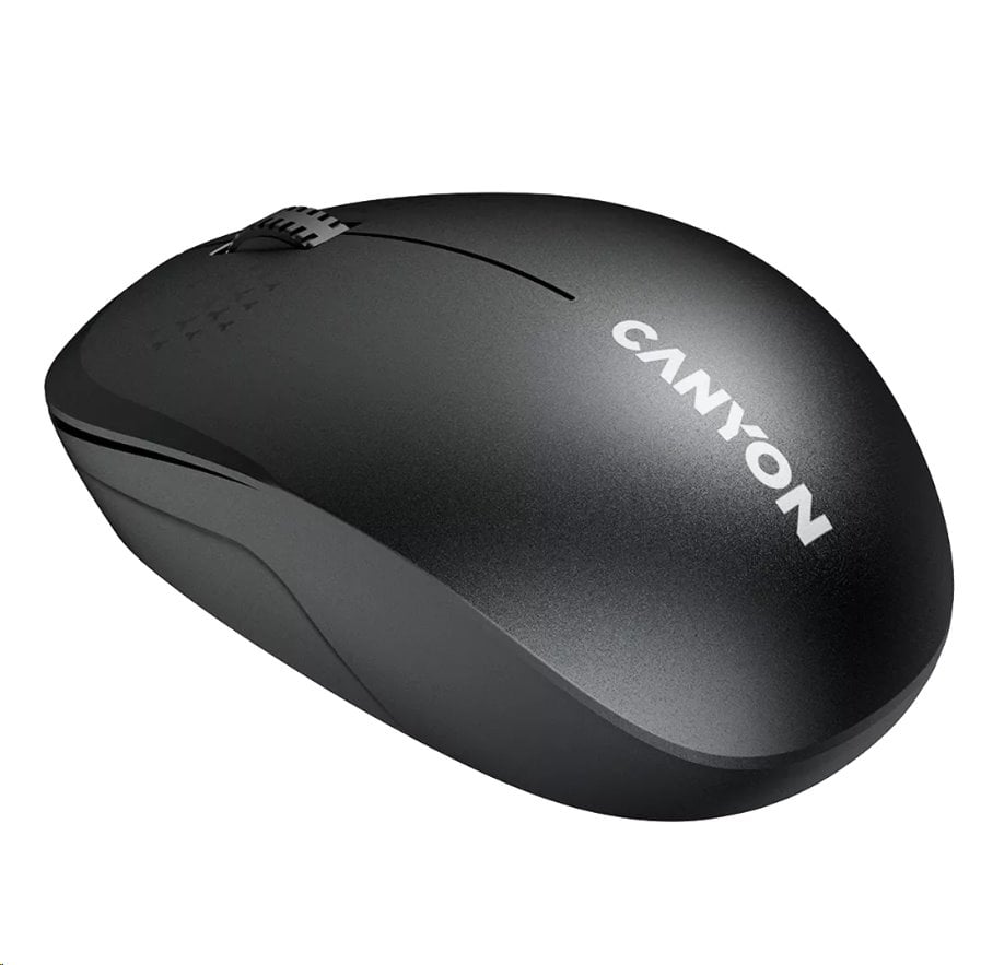 CANYON Optická bezdrôtová myš MW-4, 1200 dpi, Bluetooth, batéria AA, čierna