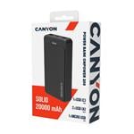 CANYON power bank OnPower 200 20000mAh Black