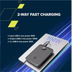 CANYON Power Bank PB-2008, 20000mAh, tmavě šedá