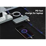 CANYON replikátor portů DS-12 13v1, 1xUSB-C PD 100W, 2xHDMI (4K), VGA, 4xUSB-A, RJ45 Gb, 3.5mm jack, SD/micro čtečka