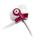 CANYON sluchátka CNR-EP7P 20Hz-20kHz, kabel 1,5m, ear plug, white+pink