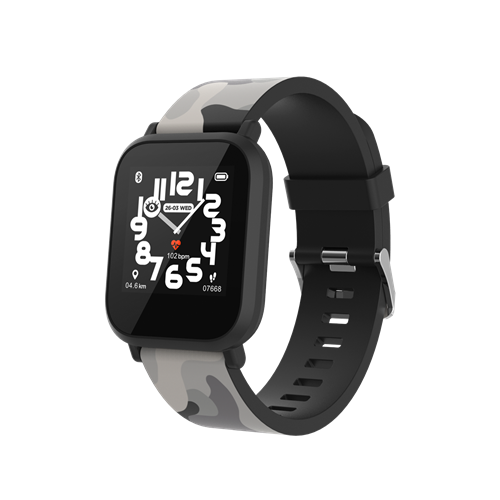 CANYON smart hodinky My Dino KW-33 BLACK/CAMO CNE-KW33BB