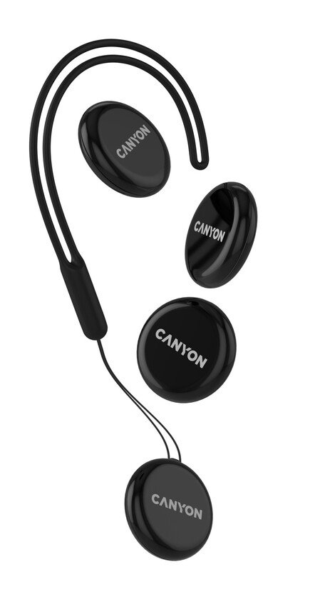 CANYON smart tag ONTAG 1 iOS 4 ks sada, čierna
