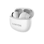 CANYON True Wireless Stereo slúchadlá TWS-5 White