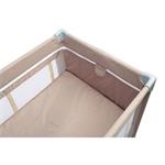 Caretero Cestovní postýlka Basic Plus beige