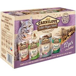 Carnilove cat pouch MULTIPACK (12x85g) kapsičky pro kočky